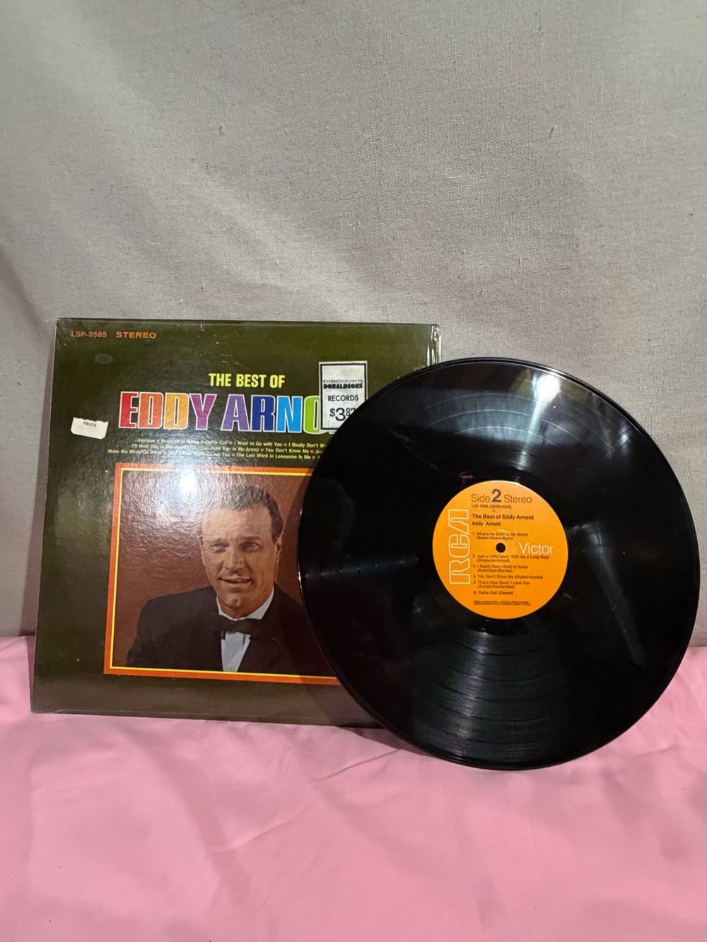 Vintage The Best Eddy Arnold Vinyl Record -